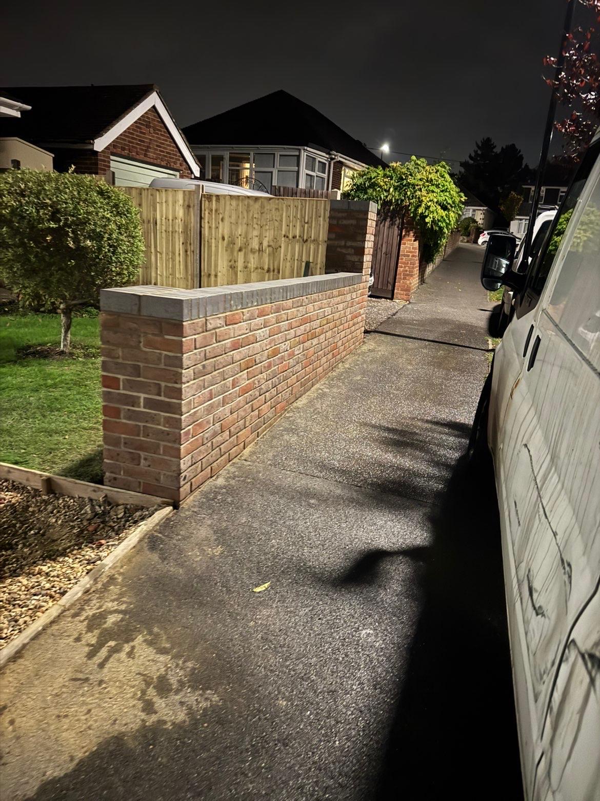 Garden Wall & Pillars